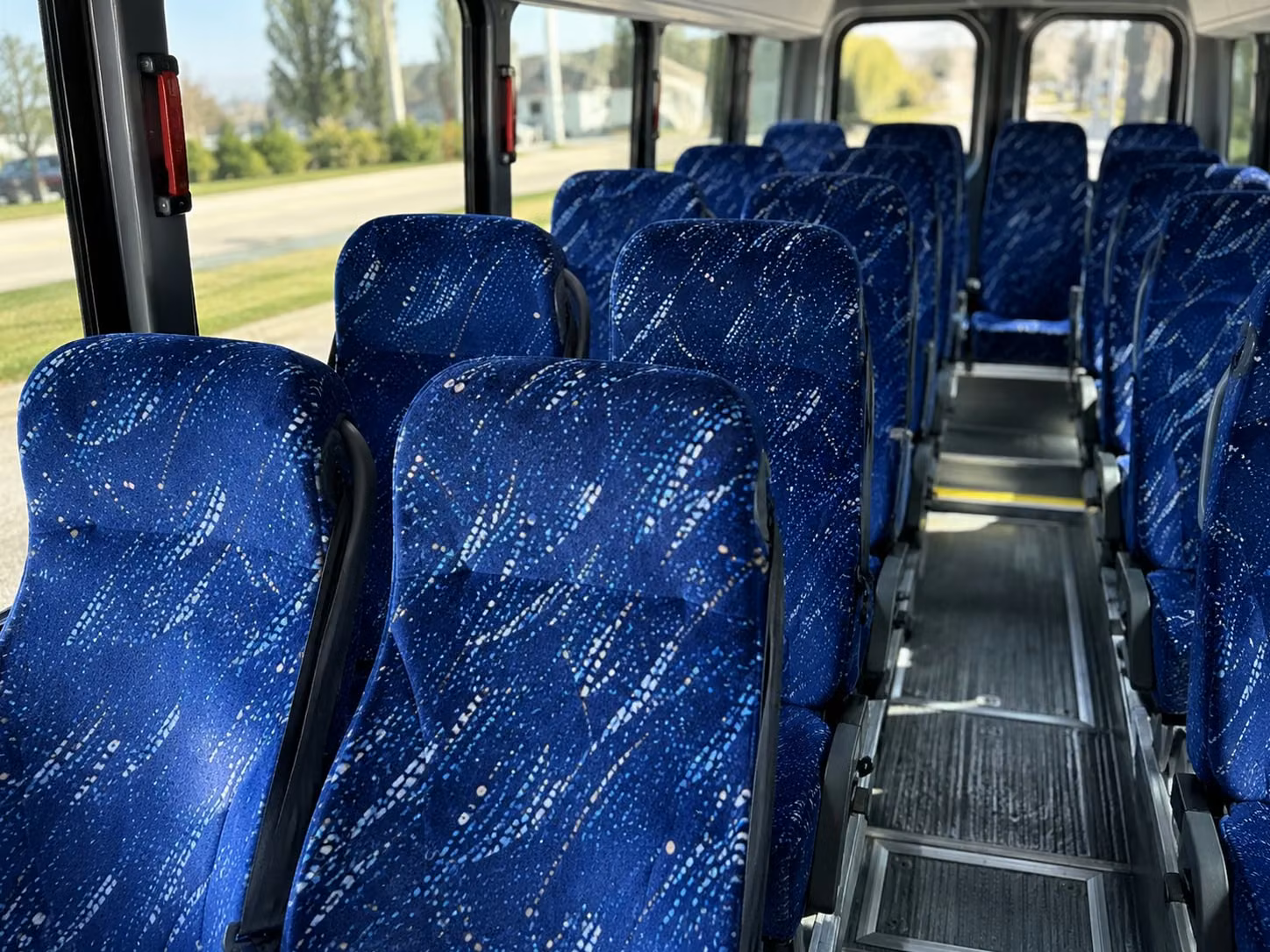 18 passenger minibus inside
