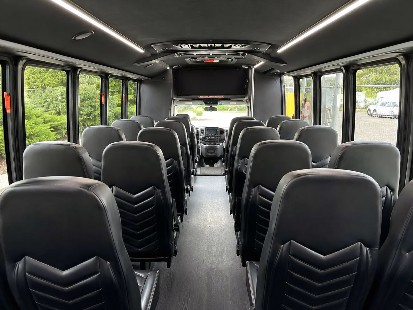20 passenger minibus interior