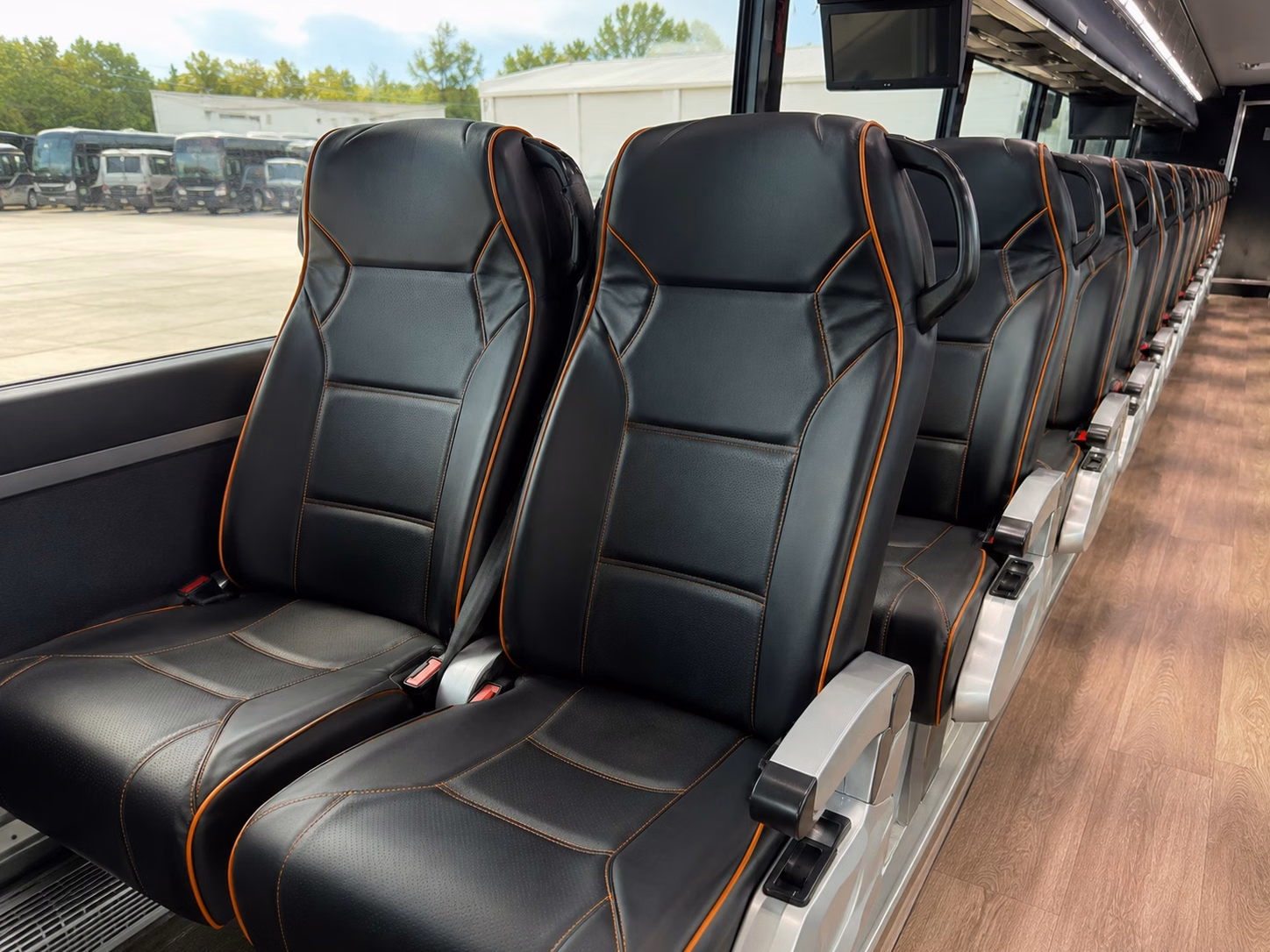 baton rouge charter bus interior