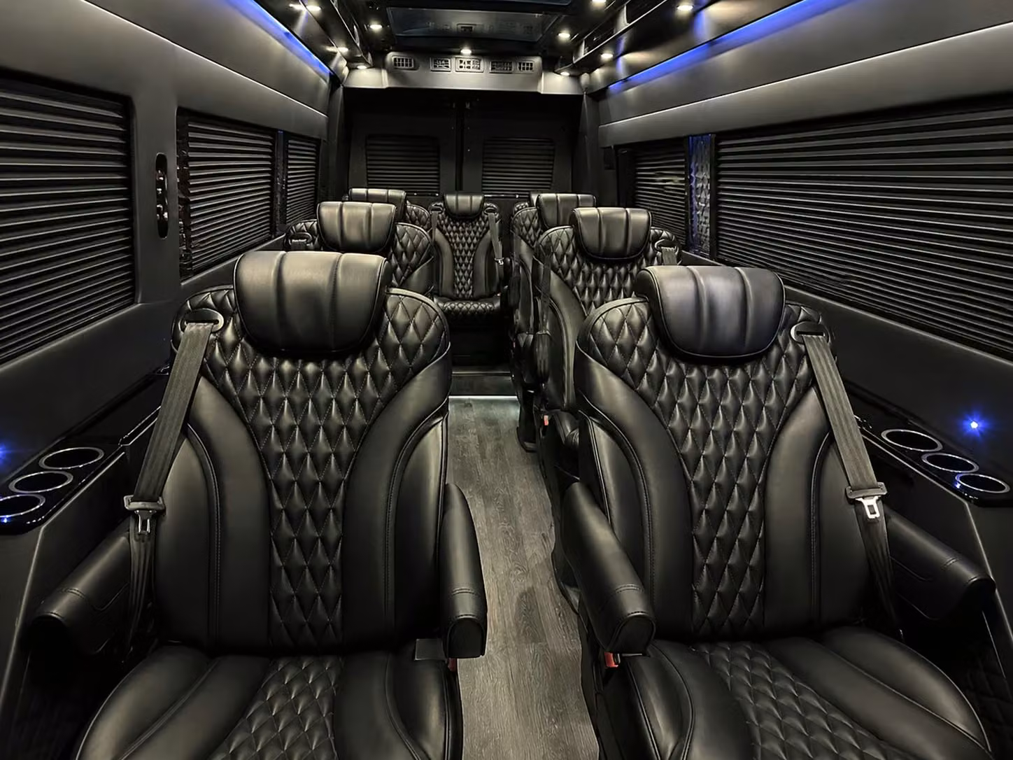 sprinter van with driver inside